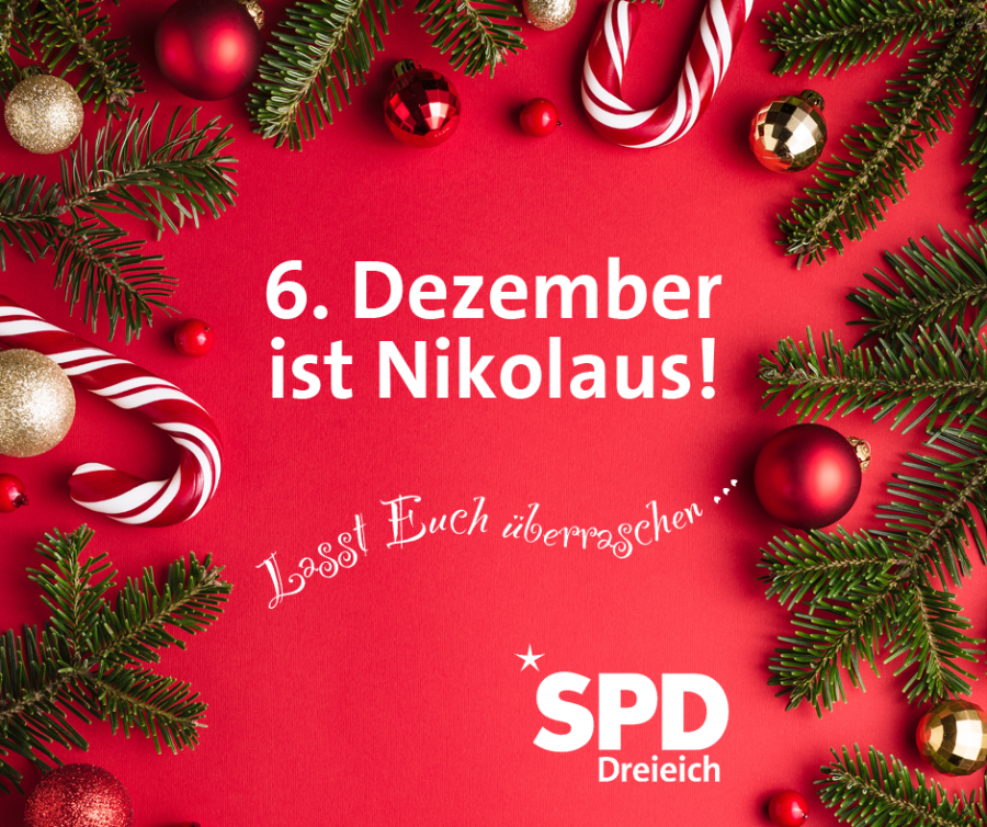 Die Roten verteilen Nikoläuse › SPD Dreieich